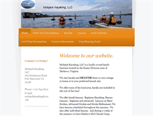 Tablet Screenshot of mobjackkayaking.net